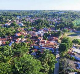 Vista aérea de boipeba, Imovel a venda no centro de boipeba