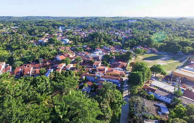 Vista aérea de boipeba, Imovel a venda no centro de boipeba